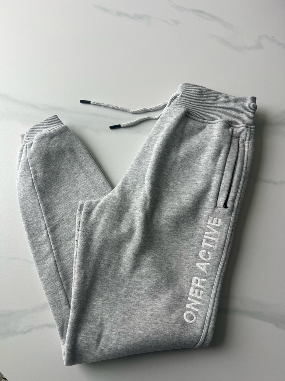 Oner Active Silver Marl Classic Lounge Joggers Size Small LONG